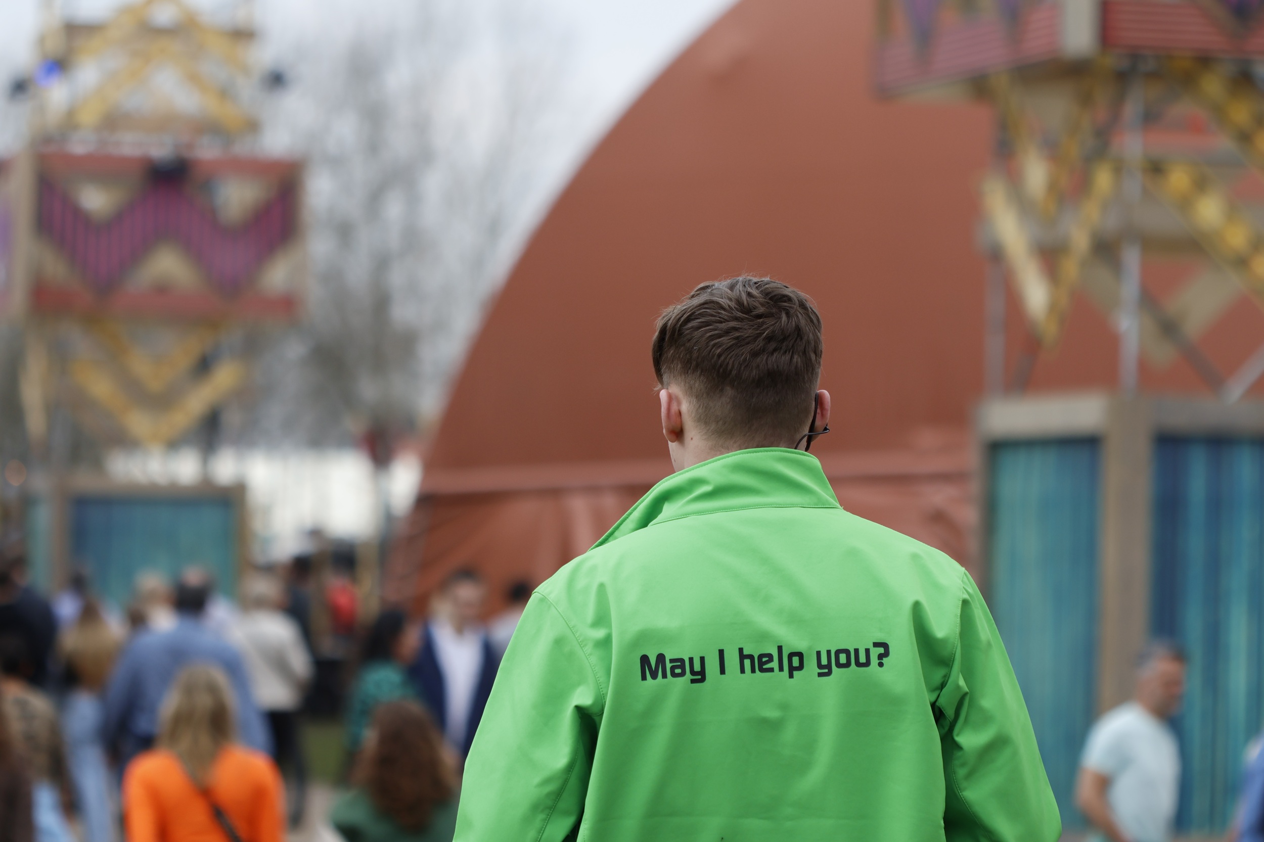 forward2go medewerker op een evenement