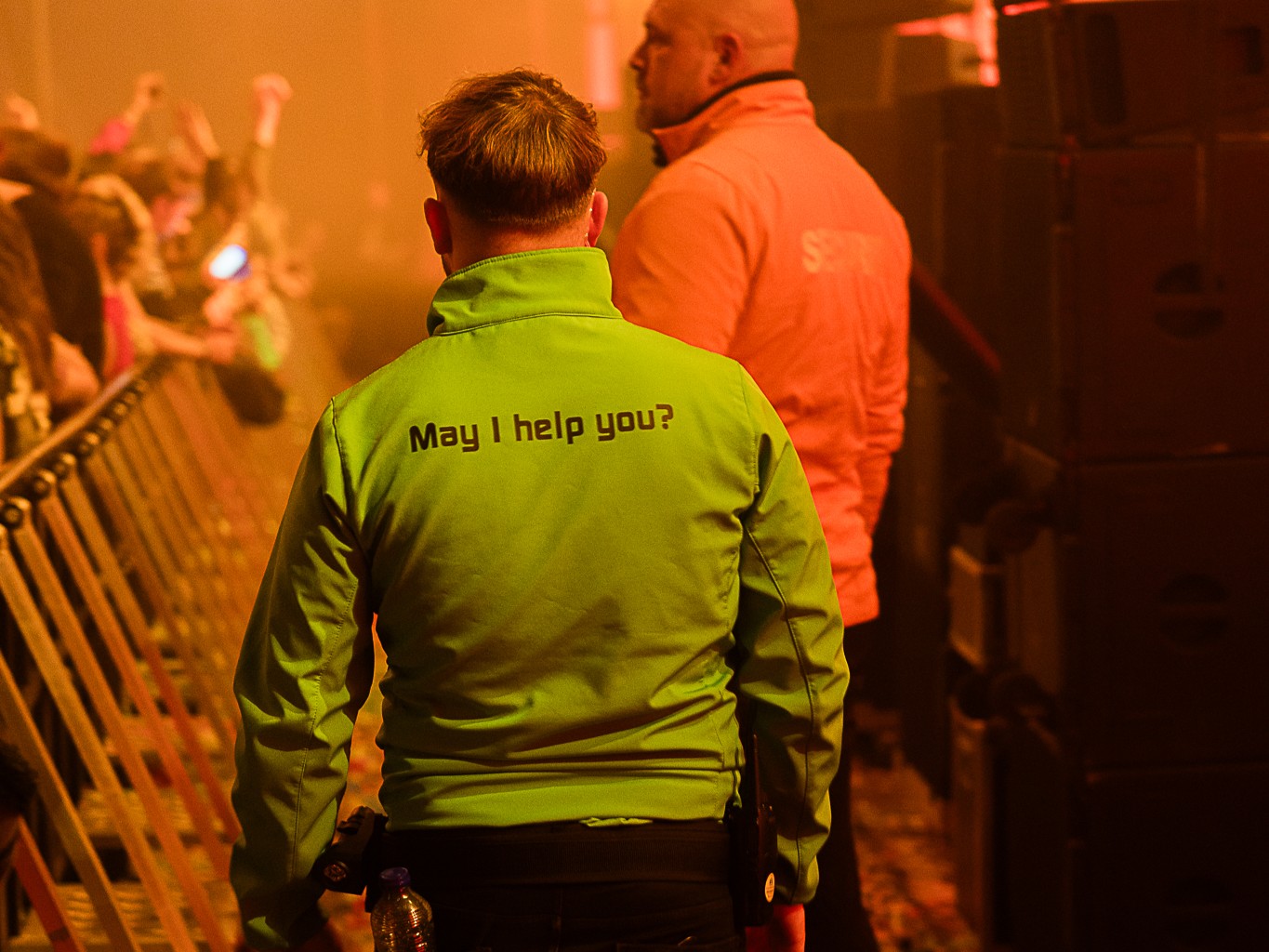 Festival Crew medewerker in de tent